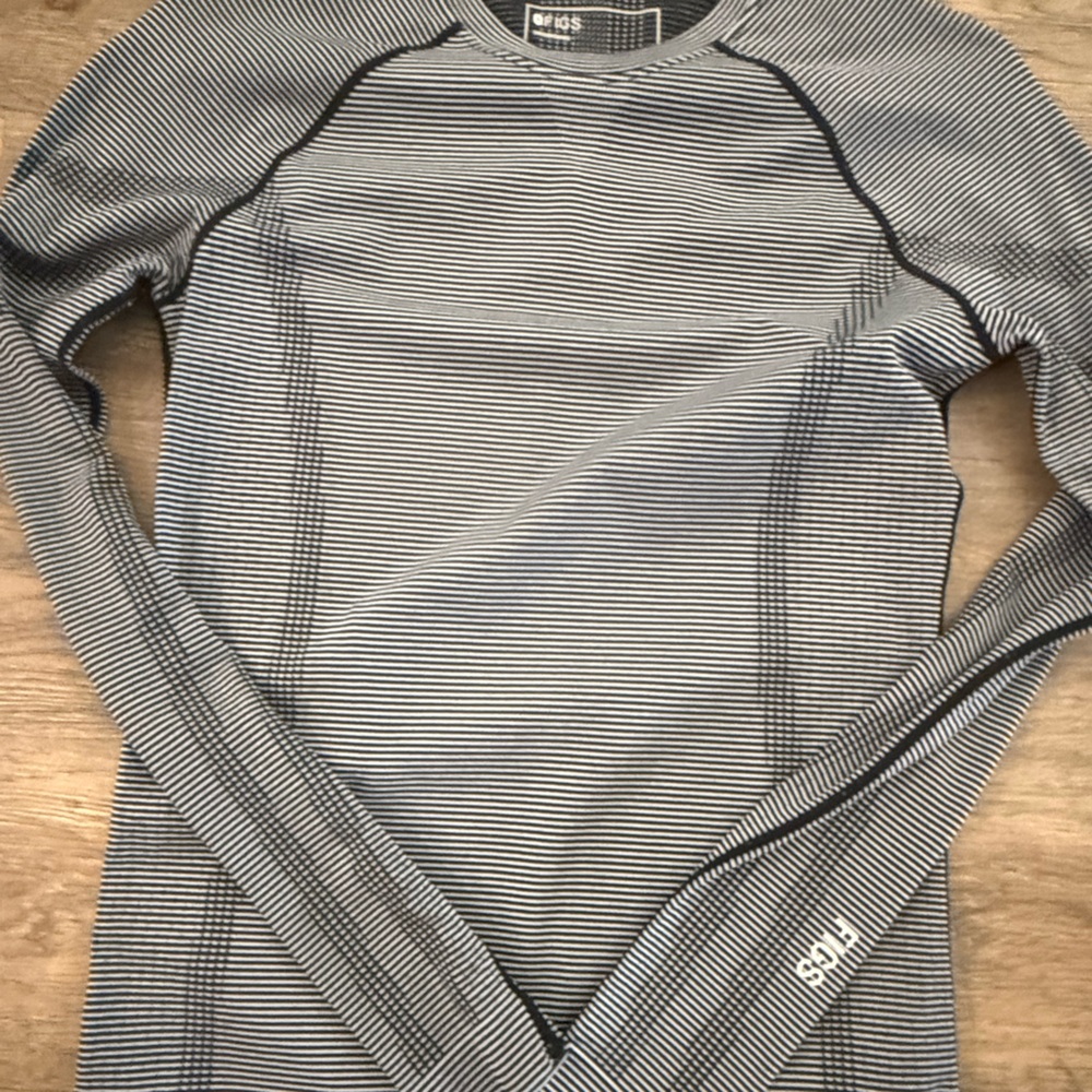 HUGO Striped Long Sleeve Top